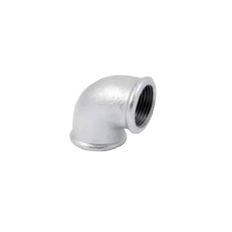 AGAFLEX Kolano żeliwne ocynkowane A1 DN15 1/2" 90° GWxGW 41006003